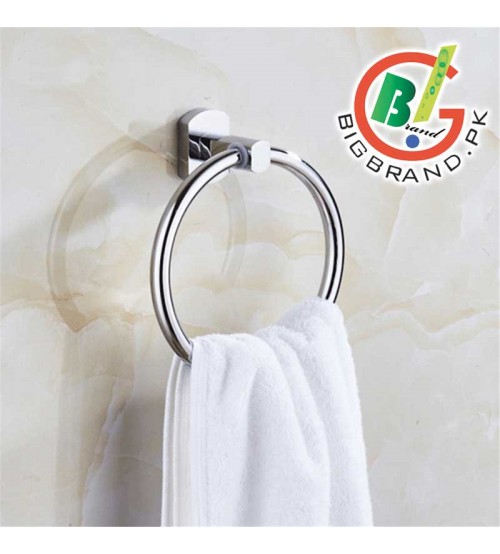 Wall Mount Chrome Towel Ring Hand Rack Holder